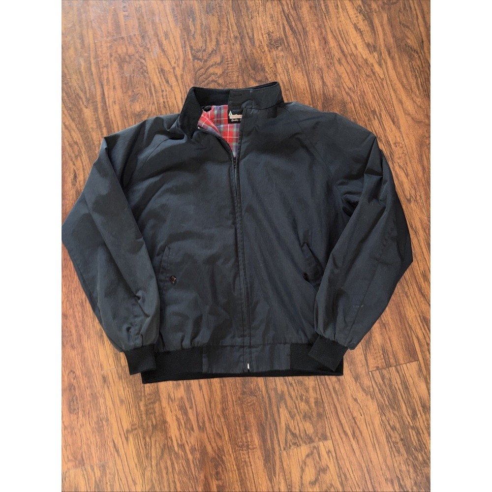 Timber Ridge Blue zip-up bomber jacket Vintage XLT